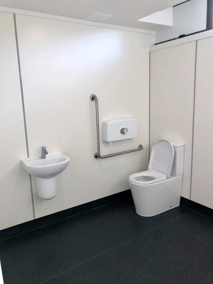 Accessible bathrooms build